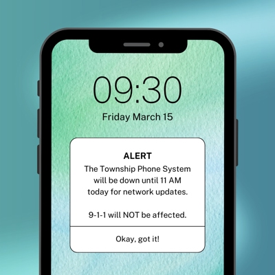Bloomfield Township Scheduled Phone Maintenance March 15, 2024 – Approximately 9:30AM to 11AM