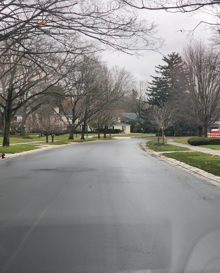 Recently Paved Special Assessment District Road