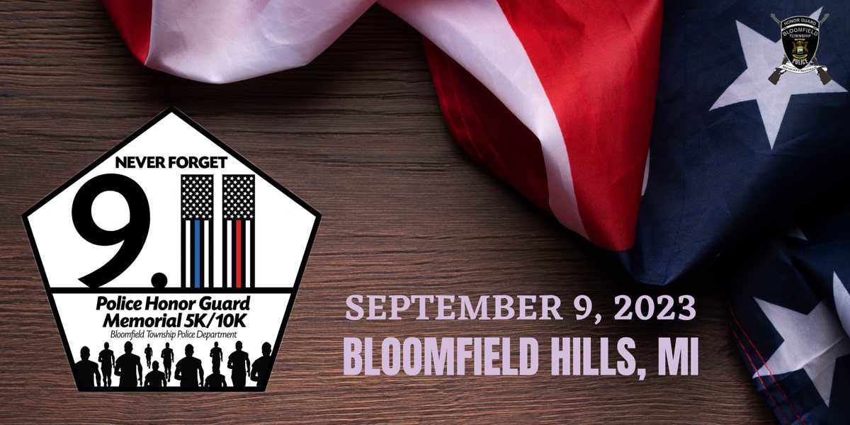 American flag and a 9/11 memorial graphic. 