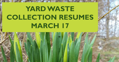 Yard Waste Collection Resumes the Week of March 17, 2025